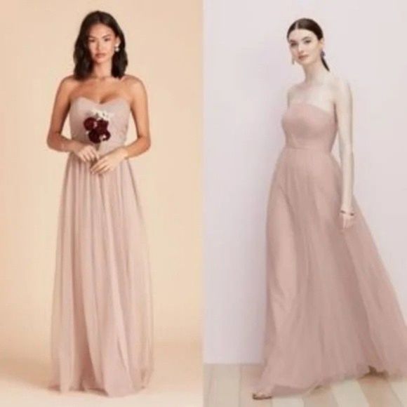 Watters Too × BHLDN Lola Mauve Tulle Dress - Picture 1 of 12